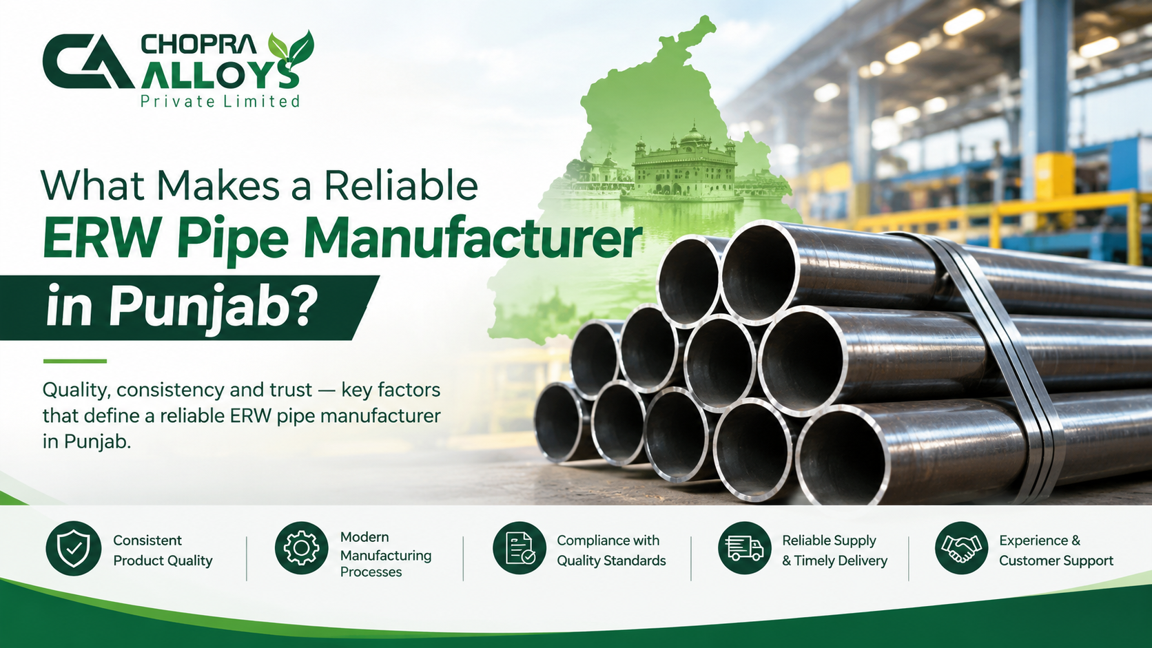 ERW Pipes Manufacturers in Punjab